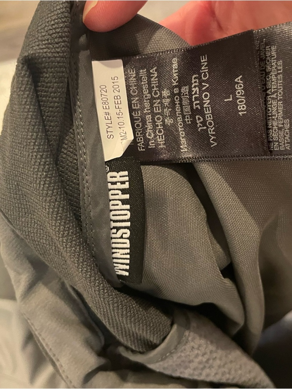 MARMOT Gore Windstopper Softshell Jacket Grey Large - Picture 8 of 9